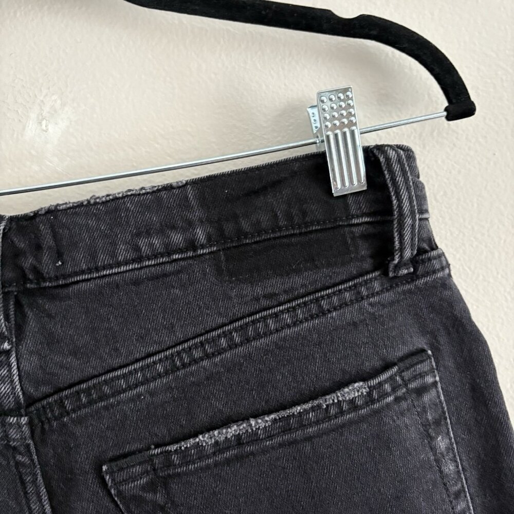 Abercrombie & Fitch Women 29/8XS Black Distressed The Dad High Rise Jeans NWT - Picture 13 of 16